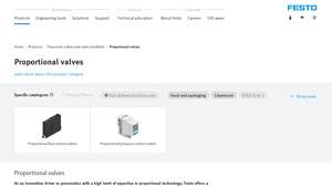 Festo - Proportional Flow Control Valves