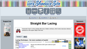 Fieggen - Straight Bar Lacing