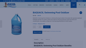 Fiesta Pools and Spas - BAQUACIL Swimming Pool Oxidizer