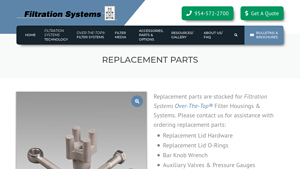 Filtration Systems - Replacement Parts