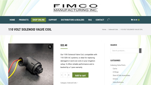 Fimco - 110V Solenoid Valve Coil