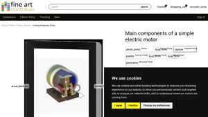 Fine Art Storehouse - Simple Electric Motor Components