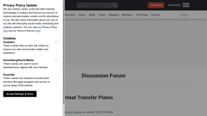 Fine Homebuilding - Heat Transfer Plates