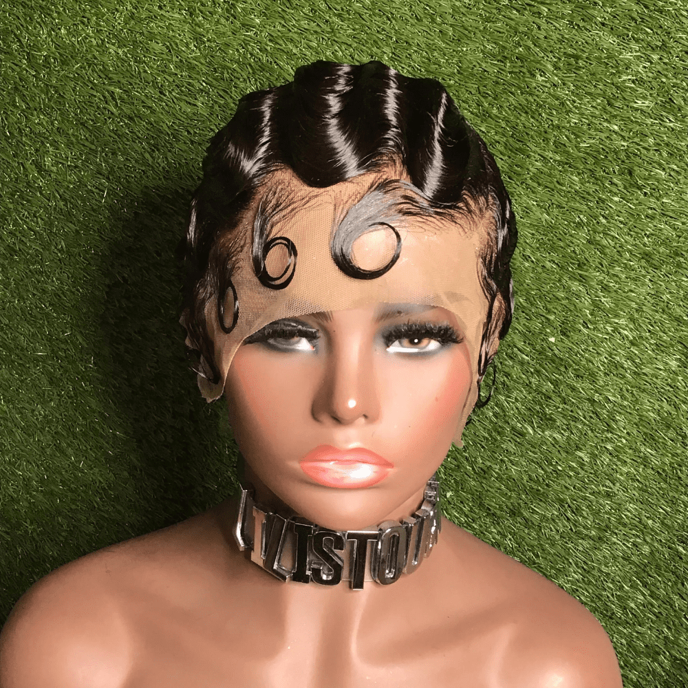 An application scenario or product detail of finger wave wig - Image 2