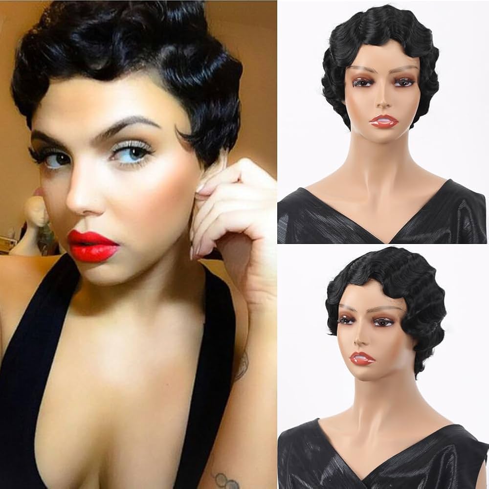 An application scenario or product detail of finger wave wig - Image 5