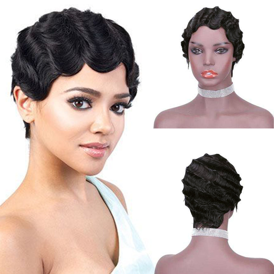 An application scenario or product detail of finger wave wig - Image 6