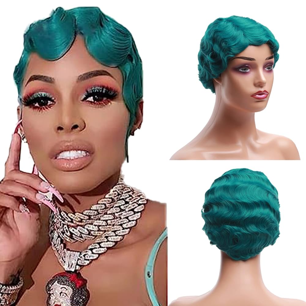 An application scenario or product detail of finger wave wig - Image 12