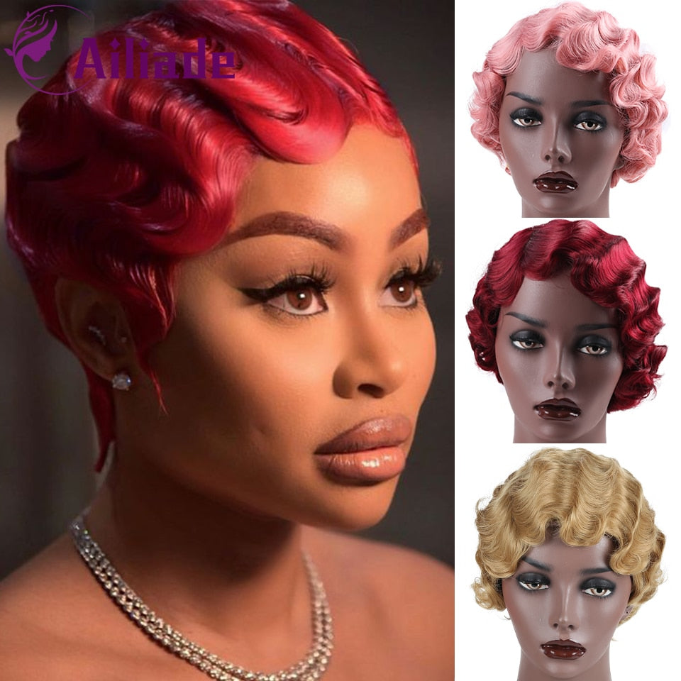 An application scenario or product detail of finger wave wig - Image 17
