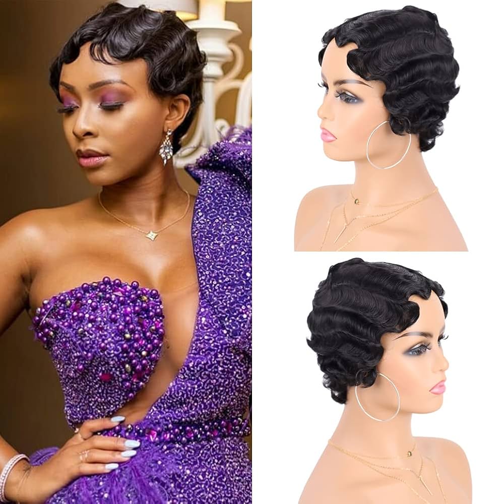 An application scenario or product detail of finger wave wig - Image 20