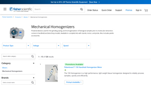 Fisher Scientific - Mechanical Homogenizers