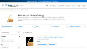 Fisher Scientific - Rubber and Silicone Tubing