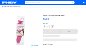 Five Below - Phone Umbrella Shade & Stand