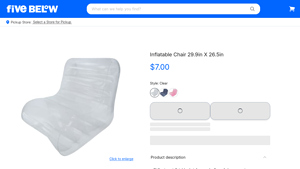 Five Below - Inflatable Chair
