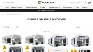 FLAPKWAN - Inflatable Paint Booths