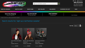 Flashing Blinky Lights - LED Light-Up Sneakers
