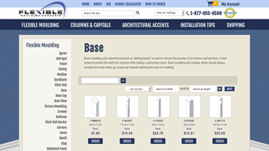 Flexible Moulding Concepts - Flexible Base Moulding