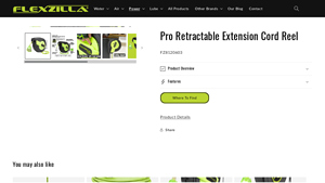 Flexzilla - Pro Retractable Extension Cord Reel