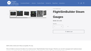 Flight Velocity - Steam Gauge Setup