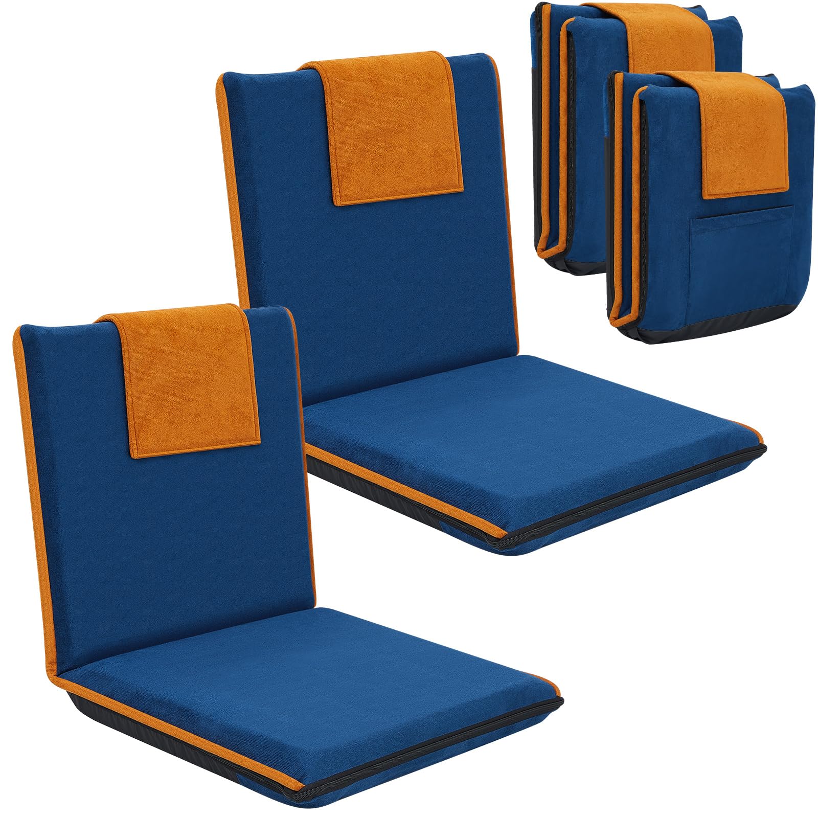 An application scenario or product detail of floor chair with back support - Image 3