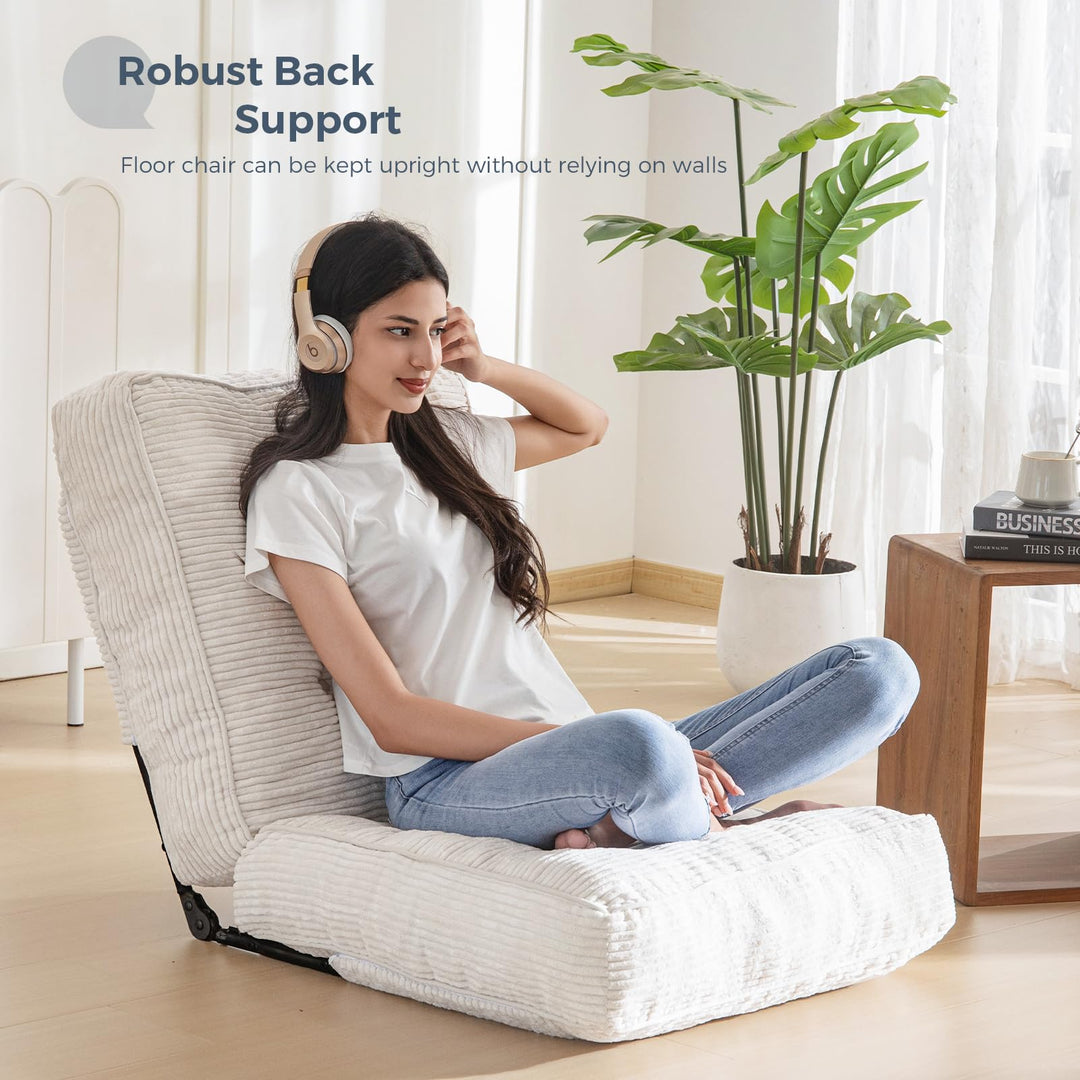 An application scenario or product detail of floor chair with back support - Image 12