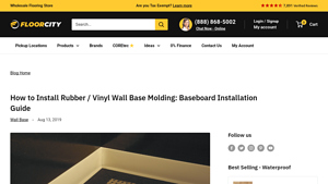 Floor City - Rubber and Vinyl Wall Base Molding