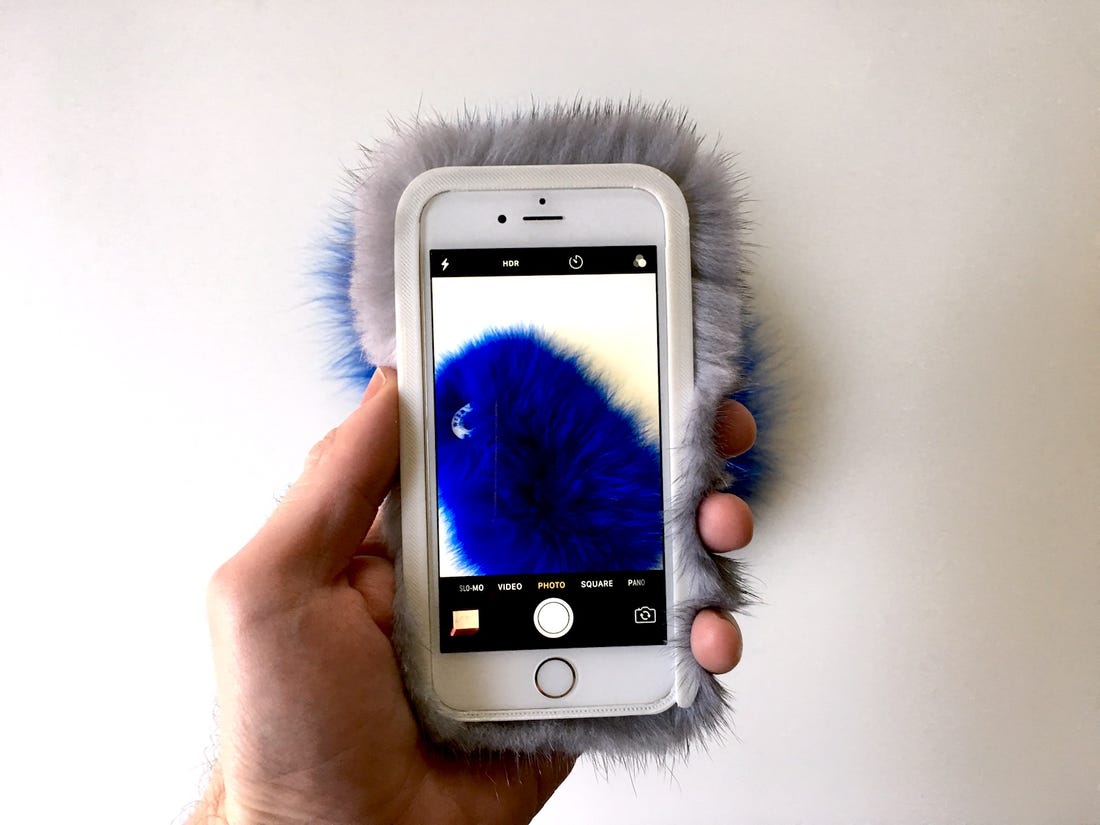 An application scenario or product detail of fluffy phkne case - Image 9