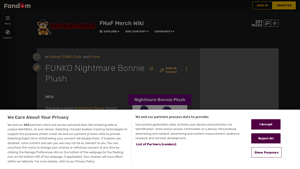 FUNKO - Nightmare Bonnie Plush