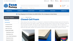 Foam By Mail - Closed-Cell Foams