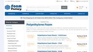 Foam By Mail - Polyethylene Foam Solutions