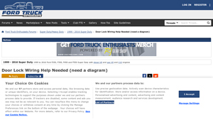 Ford - F250 Door Lock Wiring Solutions