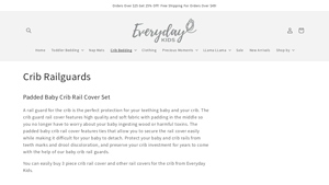 Everyday Kids - Padded Crib Rail Guards