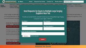 Forging Companies - Large Forgings