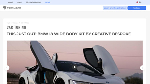 Creative Bespoke - BMW i8 Wide Body Kit