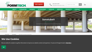 Formtech Inc - Sonotube® Concrete Column Forms