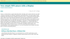 Arduino - DFPlayer Mini MP3 Player