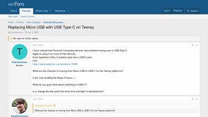 Teensy - USB-C Transition Discussion