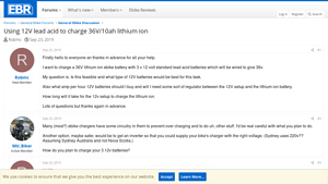 Electric Bike Review - 36V Lithium Ion Battery Setup