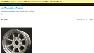 Watanabe - F8 Wheels