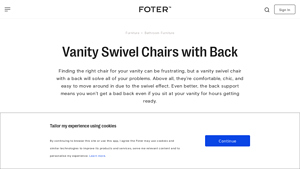 Foter - Vanity Swivel Chair