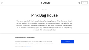 Foter - Pink Dog Houses