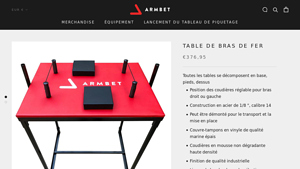 ArmBet - Table de bras de fer