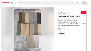 Carbon Rock - Bamboo Board Face