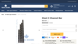 Fractal Designs - Steel C Channel Bar