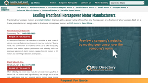 Fractional Horsepower Motors - FHP Motors