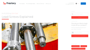 Fractory - Lead Screws