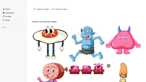 Freepik - Cartoon Mooning GIFs