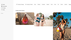 Freepik - Chubby Bikini Photos