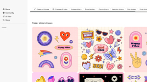 Freepik - Preppy Stickers