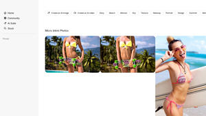 Freepik - Micro Bikini Photos