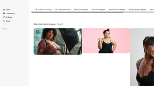 Freepik - Black Big Boobs Graphics